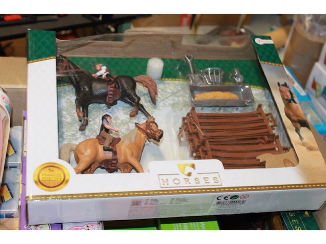 Paard speel set 1x in ds 18 - afbeelding 1 van  3