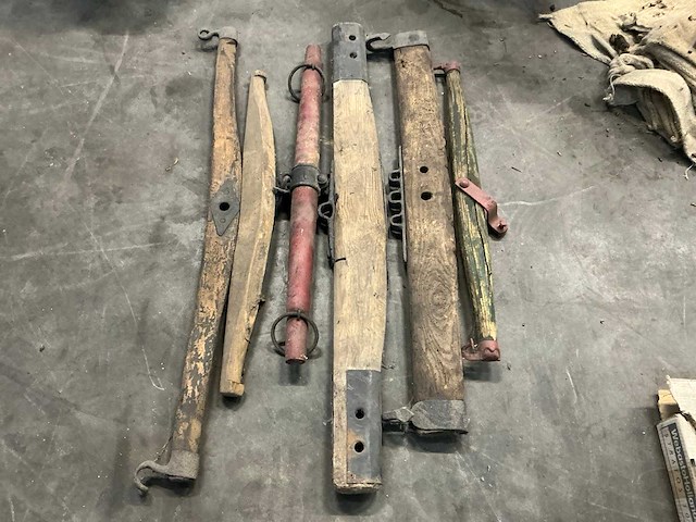 Paarden juk trekboom (6x) - afbeelding 3 van  4