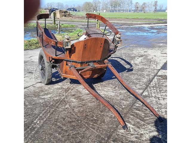 Paarden rijtuig, 1 paards - afbeelding 5 van  11