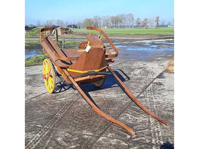 Paarden rijtuig, 1 paards - afbeelding 4 van  10