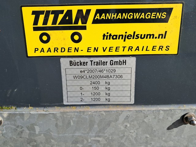 Paardentrailer, buecker, n/a, 2022 - afbeelding 26 van  37