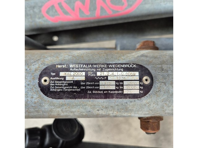 Paardentrailer, westfalia, 120882f, 1999 - afbeelding 10 van  49