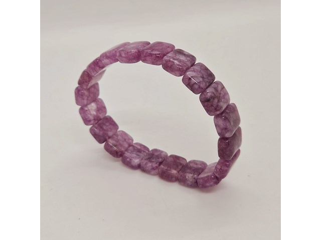 Paarse amethist armband - afbeelding 3 van  4