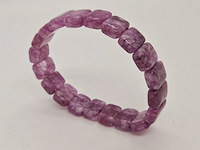 Paarse amethist armband - afbeelding 3 van  4