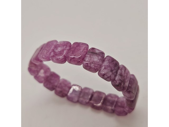 Paarse amethist armband - afbeelding 4 van  4