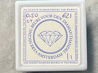 Paarse diamant 0.50 carat natuurlijke diamant - afbeelding 2 van  3