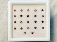 Paarse diamant 1.00 carat natuurlijke diamant - afbeelding 1 van  3