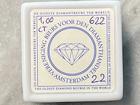 Paarse diamant 1.00 carat natuurlijke diamant - afbeelding 2 van  3