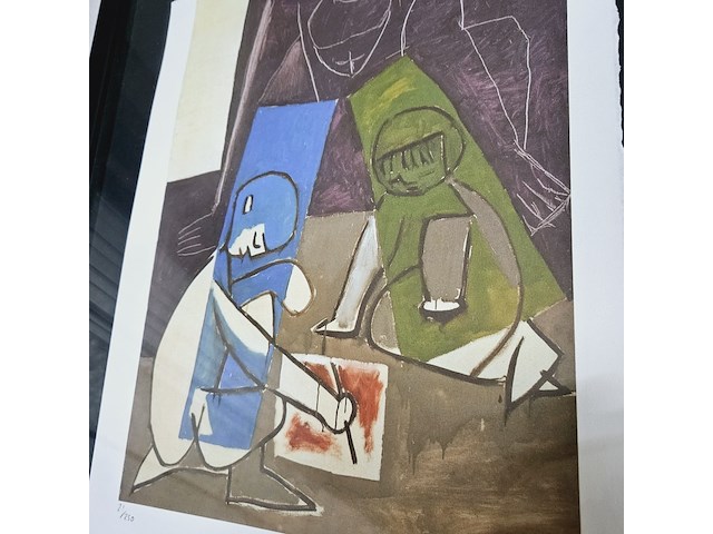 Pablo picasso - lithograaf - ''the mediterranean years'' - afbeelding 2 van  6