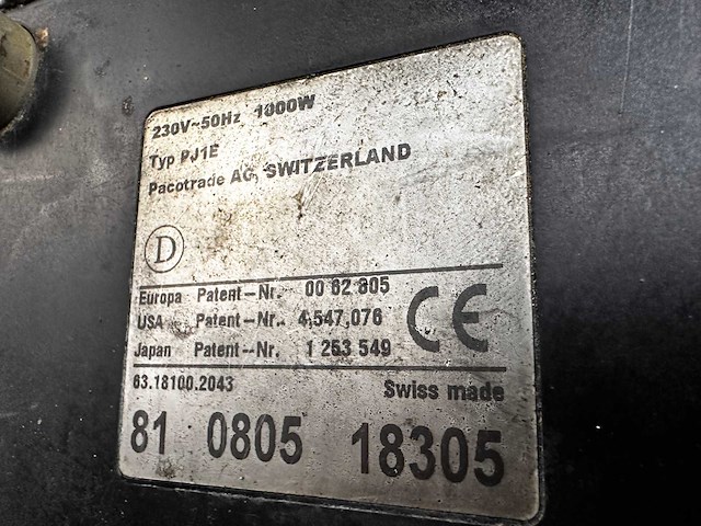 Pacojet - pj1e - puree/ijsmachine - afbeelding 6 van  6