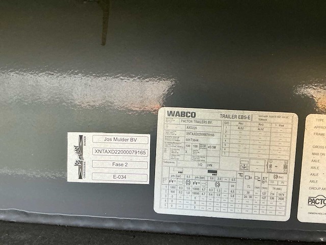 Pacton - 2020 - axd.220 - oplegger - afbeelding 14 van  32