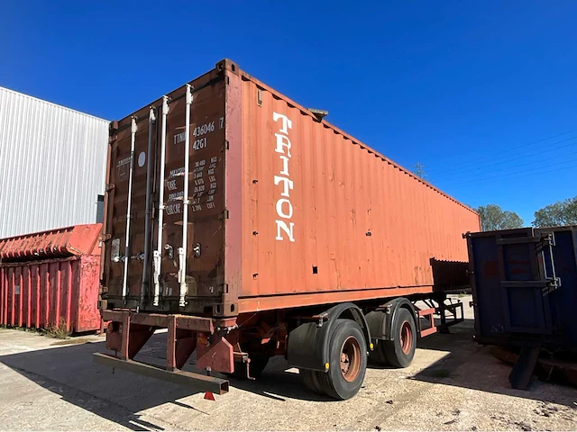 Pacton container + chassistrailer - afbeelding 8 van  13