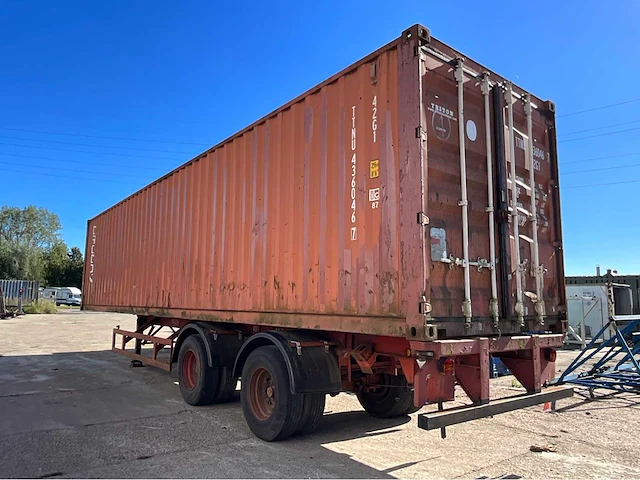 Pacton container + chassistrailer - afbeelding 9 van  13