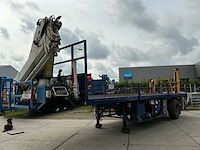 Pacton oplegger met hiab 19,5 t/m laadkraan met powerpack