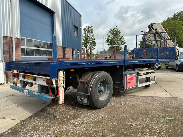 Pacton oplegger met hiab 19,5 t/m laadkraan met powerpack - afbeelding 1 van  7