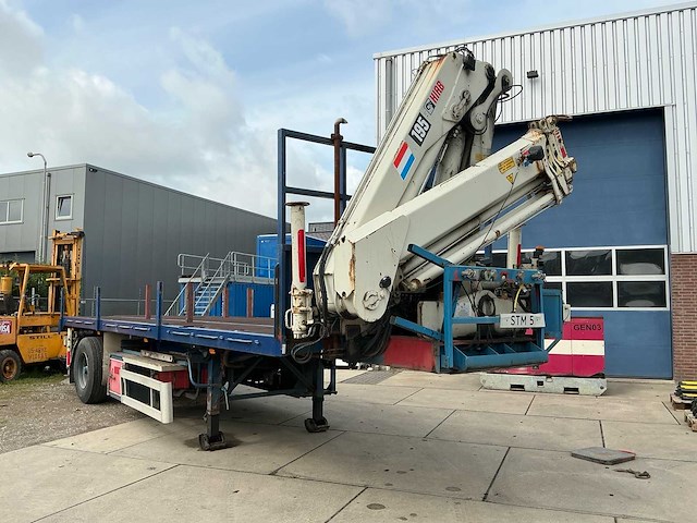 Pacton oplegger met hiab 19,5 t/m laadkraan met powerpack - afbeelding 2 van  7