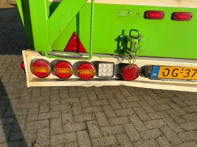 Pacton stenentrailer met kennis kraan - afbeelding 13 van  52