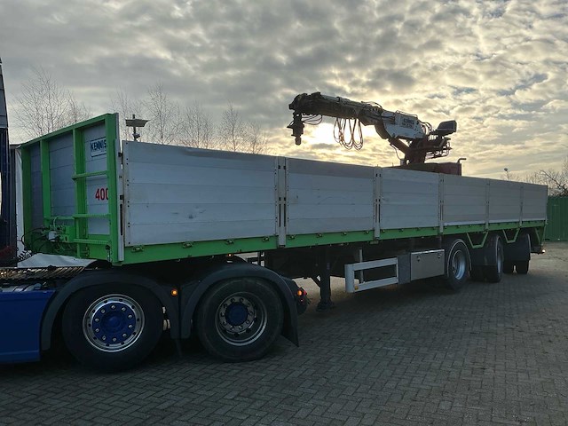Pacton stenentrailer met kennis kraan - afbeelding 12 van  52