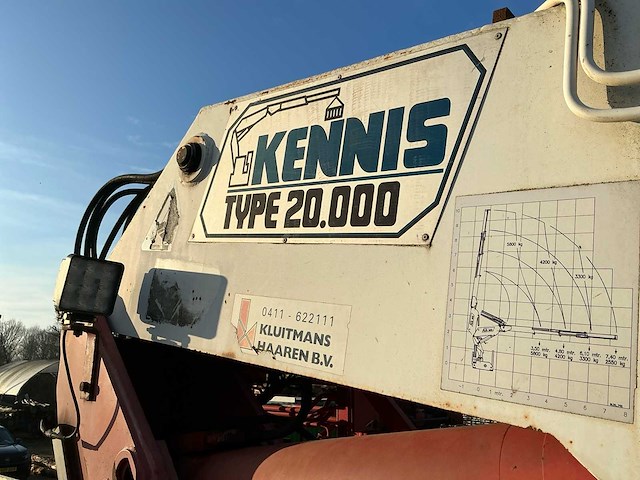 Pacton stenentrailer met kennis kraan - afbeelding 40 van  52