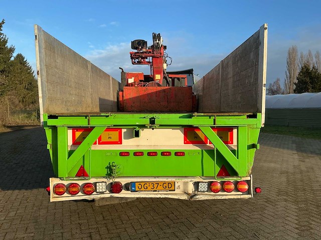 Pacton stenentrailer met kennis kraan - afbeelding 45 van  52