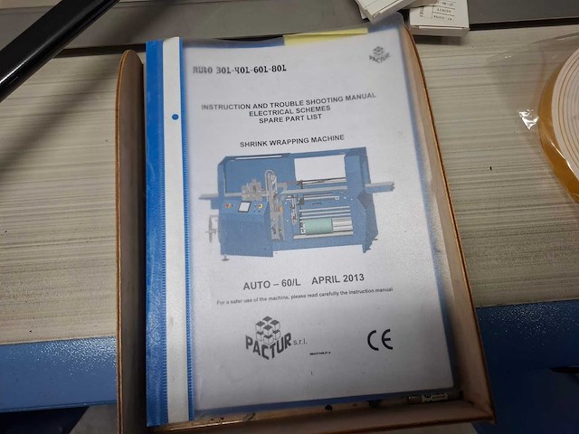 Pactur - 2013 - auto - 60l / tl70b - folie verpakkingsmachine met krimptunnel - afbeelding 5 van  18