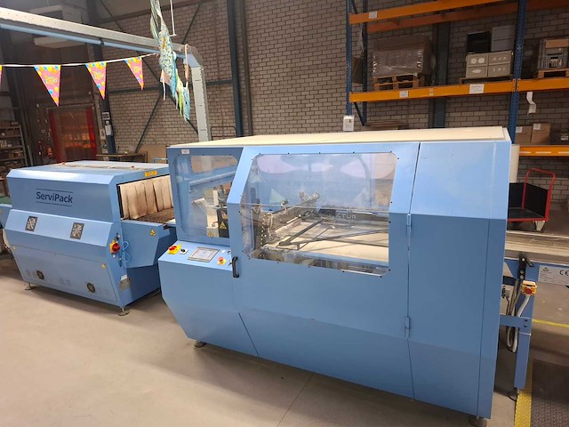 Pactur - 2013 - auto - 60l / tl70b - folie verpakkingsmachine met krimptunnel - afbeelding 1 van  18