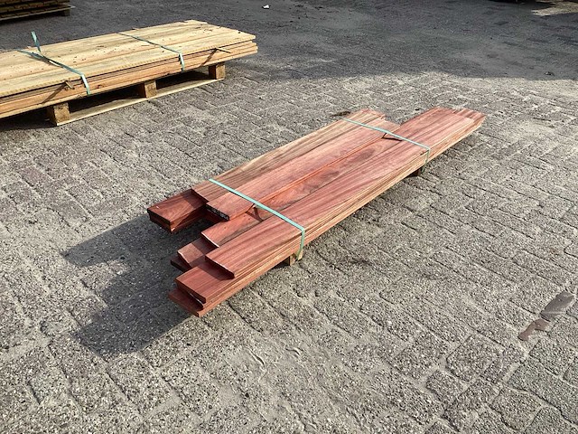 Padoek plank hardhout - afbeelding 3 van  4