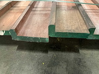 Padouk afdekplank met sponning 45x120 mm (9x) - afbeelding 6 van  6