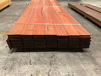 Padouk deckdelen 21x145 mm (64x) - afbeelding 2 van  6