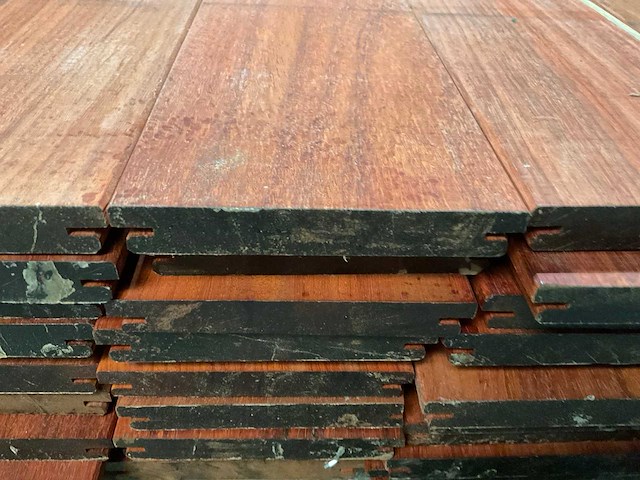 Padouk deckdelen 21x145 mm (64x) - afbeelding 6 van  6