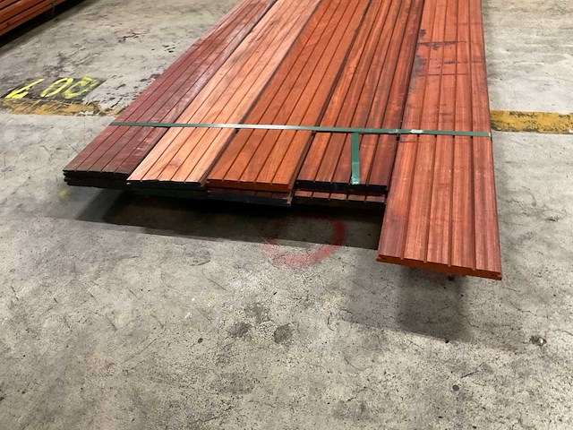 Padouk deckdelen b-fix 21x190 mm (10x) - afbeelding 4 van  4