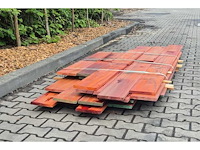 Padouk hardhout vlonderplanken (16x) - afbeelding 1 van  4