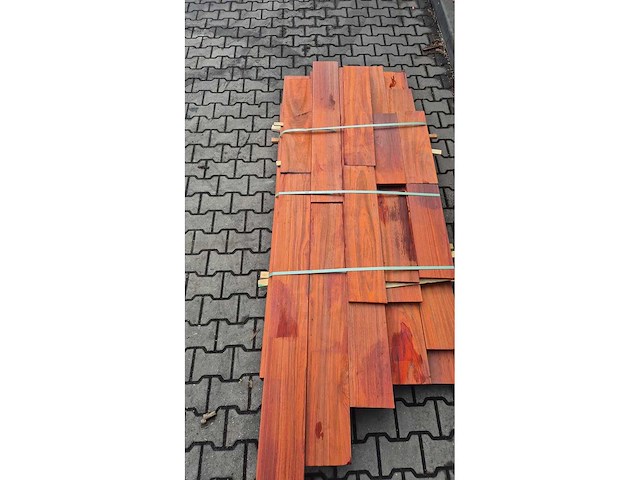 Padouk hardhout vlonderplanken (16x) - afbeelding 4 van  4