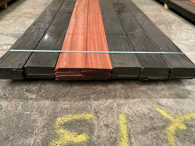Padouk planchet 15x130 mm (35x) - afbeelding 3 van  4
