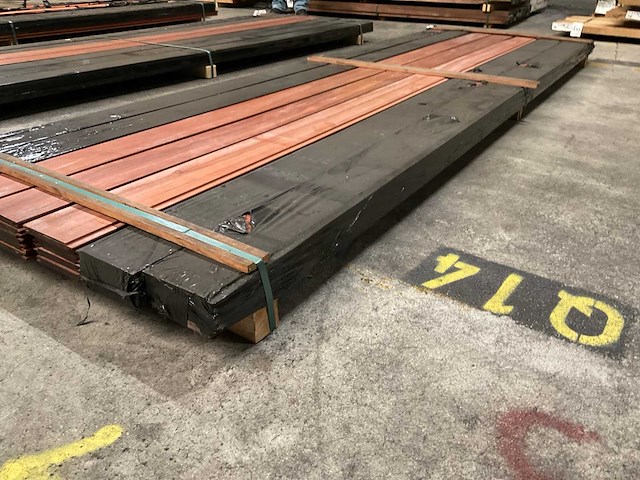 Padouk planchet 15x130 mm (35x) - afbeelding 2 van  4