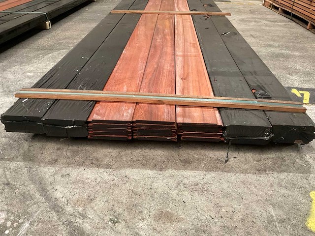 Padouk planchet 15x130 mm (35x) - afbeelding 3 van  4