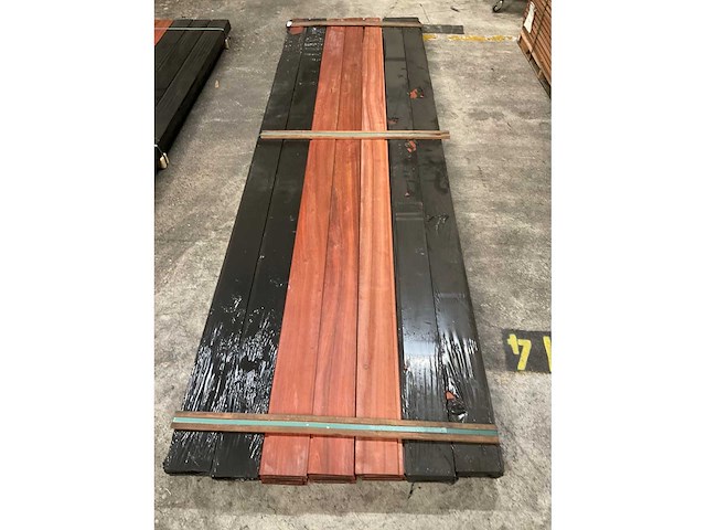 Padouk planchet 15x130 mm (35x) - afbeelding 4 van  4