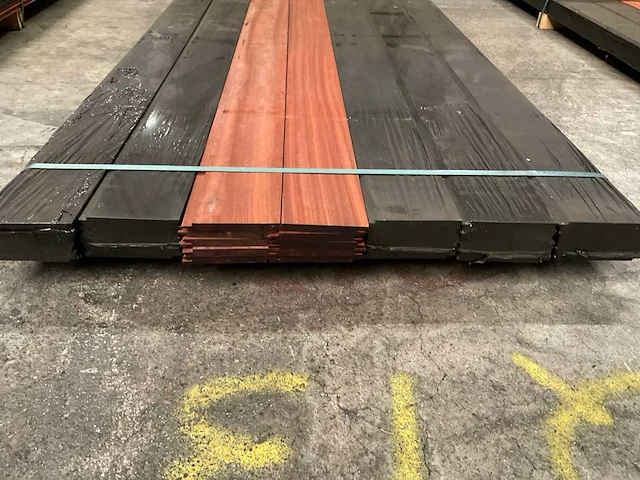 Padouk planchet 15x130 mm (35x) - afbeelding 4 van  6