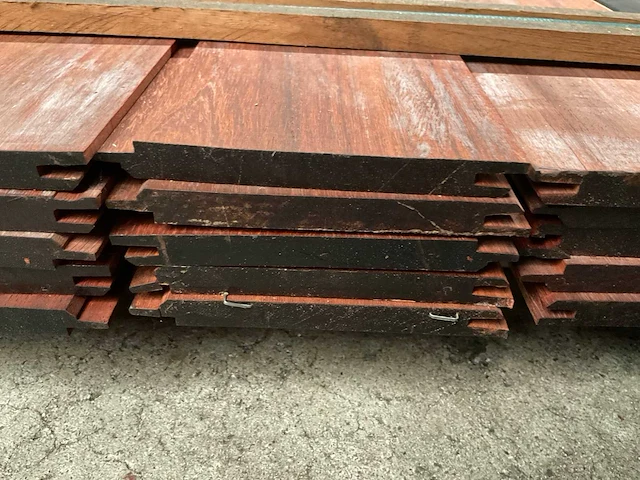 Padouk planchet 15x130 mm (35x) - afbeelding 6 van  6