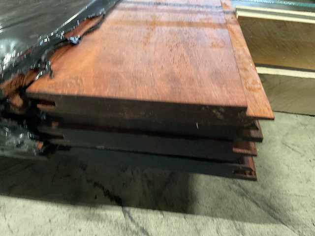 Padouk planchetten 15x130 mm (24x) - afbeelding 6 van  6