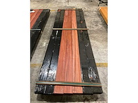 Padouk planchetten 15x130 mm (35x) - afbeelding 4 van  4