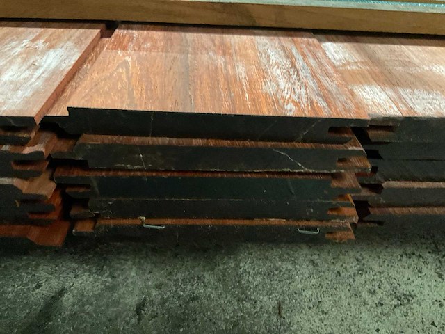 Padouk planchetten 15x130 mm (35x) - afbeelding 5 van  5