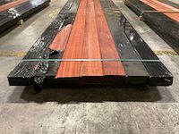 Padouk planchetten 15x130 mm (35x) - afbeelding 3 van  5