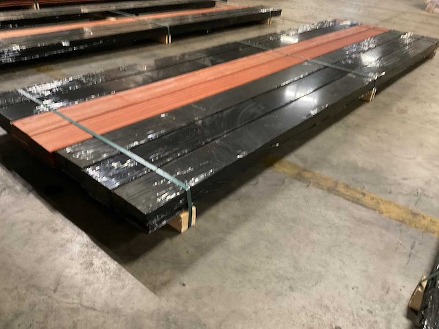 Padouk planchetten 15x130 mm (35x) - afbeelding 3 van  6