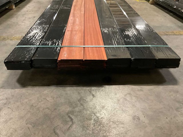 Padouk planchetten 15x130 mm (35x) - afbeelding 4 van  6