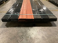 Padouk planchetten 15x130 mm (35x) - afbeelding 4 van  6