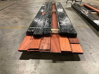 Padouk planchetten 15x130 mm ca. 0,330 m³ - afbeelding 3 van  6