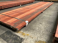 Padouk regels 40x60 mm geschaafd (16x)