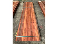 Padouk regels 40x60 mm geschaafd (16x) - afbeelding 4 van  5