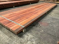 Padouk regels 40x60 mm geschaafd (16x) - afbeelding 3 van  5